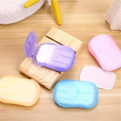 MILAN Enterprise 5 Box of 100 pcs Disposable Hand Washing Cleaning Paper Soap(5 x 10 g)