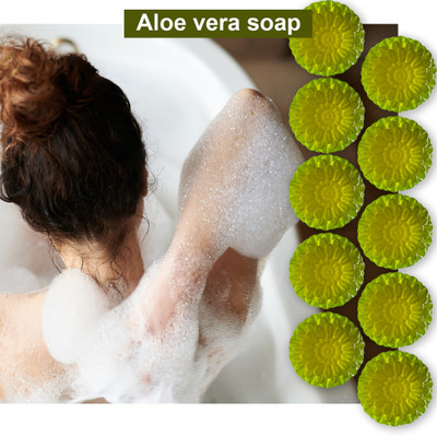 Groovy Cooling Aloe Vera Soap (100GM) (PACK OF 10)(1000 g)