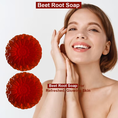 Groovy Asparagus Aura Beet Root Bath Bar (100GM) (PACK OF 2)(2 x 100 g)