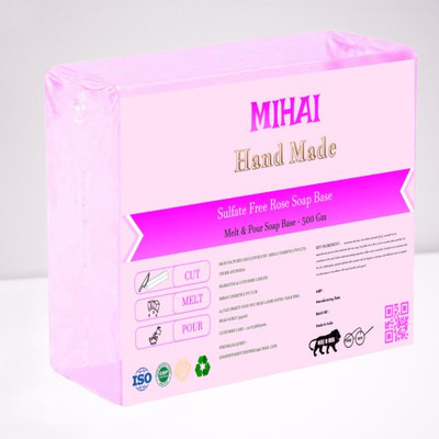 mihai Rose Melt And Pour Glycerine Soap Base(500 g)