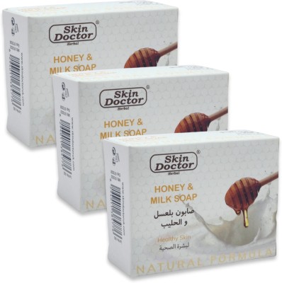 SKIN DOCTOR honey and milk soap - Healthy Skin 100g(3 x 100 g)