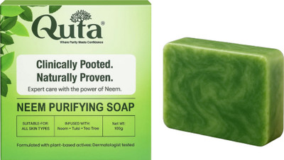 QUTA Neem Soap | Reduce Pigmentation | For All Skin Types(100 g)