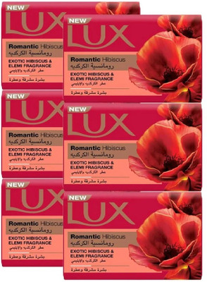 LUX Exotic Hibiscus and Elemi Fragrance Soap 6x 170g (MADE IN UAE)(6 x 170 g)