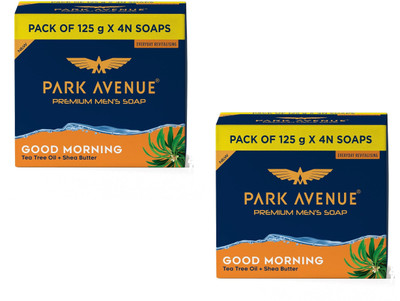 PARK AVENUE Good Morning Soap Pack of 8 100gm(8 x 125 g)