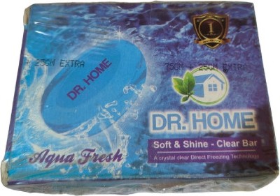 Dr. Home Aqua Fresh Soap for Face & Body Long-lasting Fragrance Fresh & Moisturized Skin(4 x 75 g)