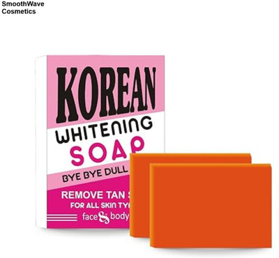 SmoothWave Cosmetics Korean Whitening Soap pack of-2-51(2 x 100 g)