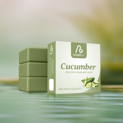 Naqshbu Cucumber Organic Handmade Soap(100 g)