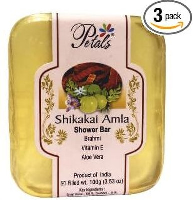 Petals Shikakai Amla Aromatherapy Shower Bar(3 x 100 g)