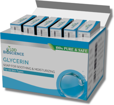ldd bioscience Glycerin Bathing Soap Bar (75 Gram Each) Buy 5 Get 6(6 x 12.5 g)