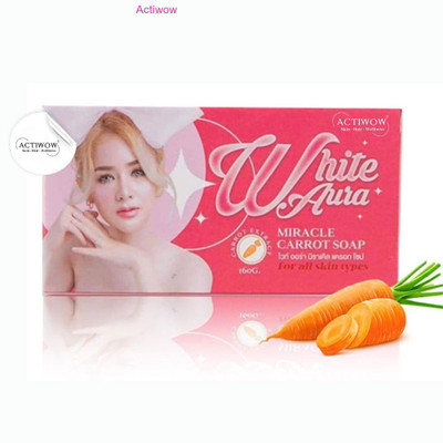 ACTIWOW White Aura Soft Sandal Milk Soap for Smooth Skin(100 g)
