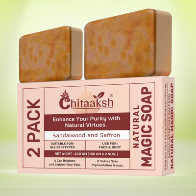 Velocius Enterprise Natural Magic Soap – Enriched with Natural Ingredients for Radiant Skin(2 x 100 g)