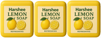 Harshee Natural lemon soap pck 3(3 x 100 g)