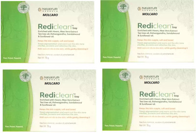 MOLCARO REDICLEAN SOAP PACK OF 4(4 x 75 g)