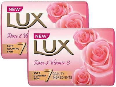 LUX Rose & Vitamin E Bathing Soap(2 x 100 g)