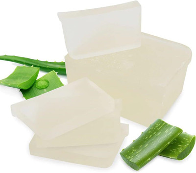 RABENDA Soap Base Bar For Soap Making Transparent Melt & Pour Glycerine Soap Base(500 g)