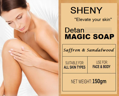 Sheny Handmade Soap Detan Soap Bar - Tan Removal(150 g)