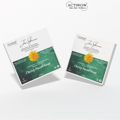 ACTIWOW Jiore Chrisy Soap Energizing Aloe Vera for Tanning Removal JS01(2 x 100 g)