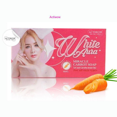 ACTIWOW White Aura Skin Revival Banana Soap for Extra Hydration(100 g)