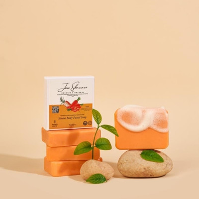 GRANTHVEDA Kojic Acid Skin Whitening Soap for Face & Body - 100gm(100 g)