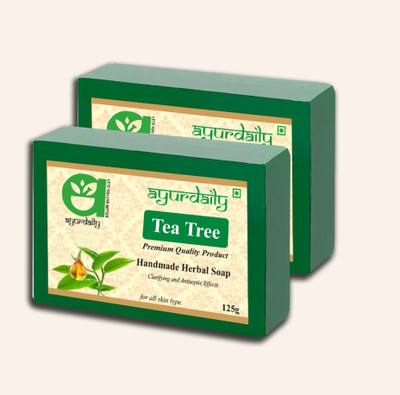 Ayurdaily Natural Tea Tree Soap(2 x 125 g)