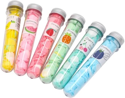 Qaneezaa Paper Soap Clean Soft Bath For Travel in flower Design Tube Shape Bottle(6 x 20 g)