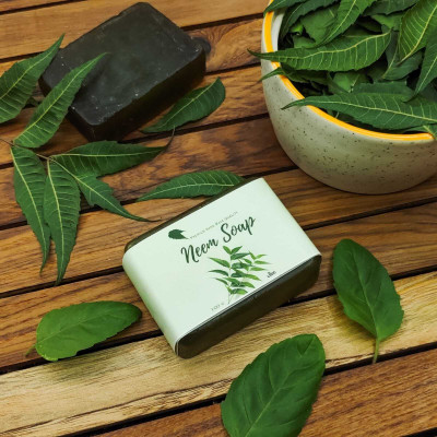 linic HAND MADE NEEM SOAP(4), ALOE VERA(2), LEMON(2), OCEAN BLUE(1), GOAT MILK(1)(10 x 100 g)
