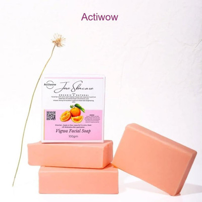 ACTIWOW Jiore Skincare Vigwa Face Whitening Soap with Vitamin E & Lactic Acid jIORE198(100 g)