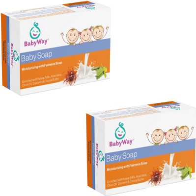 BABYWAY BABY SOAP - 75 GM PACK OF 2(2 x 75 g)