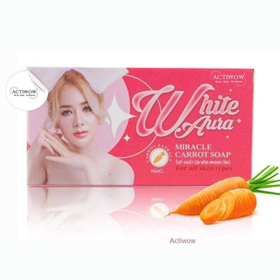ACTIWOW White Aura Deep Clean Charcoal & Tea Tree Soap(100 g)