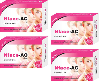 Nukind N Face Vitamin E + Australian Tea Tree Oil + Lemon Extract + Salicylic Acid(4 x 18.75 g)