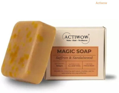 ACTIWOW Magic Soap Calendula Care Bar for Sensitive and Redness-Prone Skin(100 g)