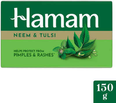 HAMAM Neem Tulsi and Aloevera Soap Bar|| 150 g(150 g)