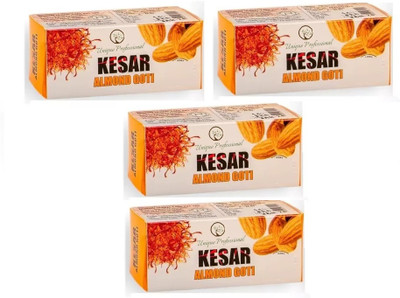 UNIQUE PROFESSIONAL NANDINI HERBAL KESAR &ALMOND GOTI SOAP 25 GR PACK OF 4(4 x 25 g)