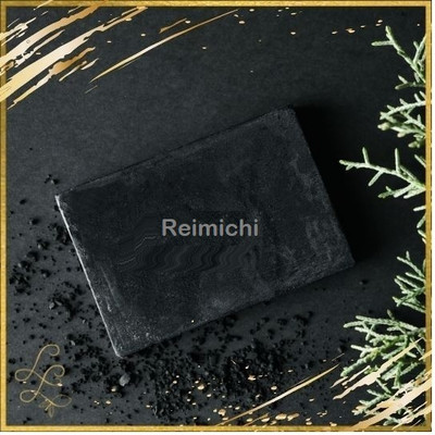 REIMICHI charcoal soap for tan removal, acne (pimples) bathing soap for men and women(125 g)