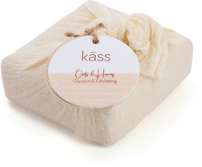 kass Handmade Oat & Honey Handmade Soap For All Skin Type with Glycerin(100 g)