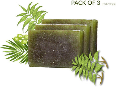 The Natural Purity Natural Neem Soap | Handmade | Organic Soap(3 x 100 g)