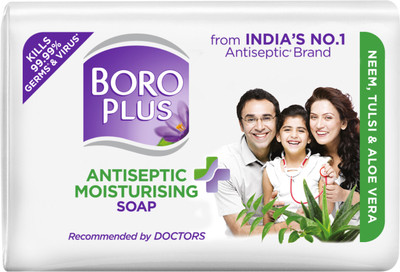 EMAMI Antiseptice & Moisturising Soap - Neem Tulsi Aloevera(3 x 125 g)