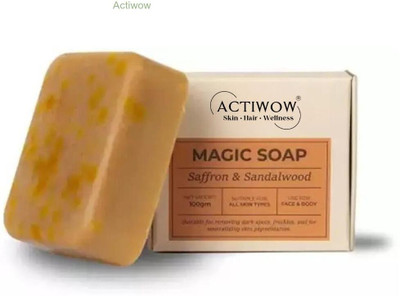 ACTIWOW Magic Soap Smooth Radiance Bar with Berry and Rose(100 g)