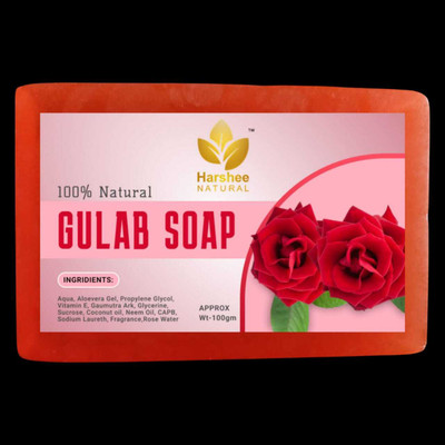 Harshee Natural gulab soap pck 1(100 g)