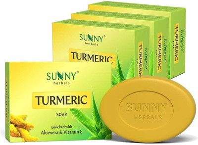 Sunny Herbals Turmeric Soap(4 x 75 g)