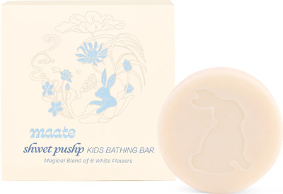 MAATE Shwet Pushp Kids & Baby Bathing Soap Bar 75 gm | Paraben & Tear Free Bath(75 g)