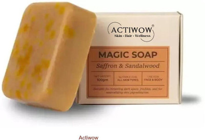ACTIWOW Magic Soap Ayurvedic Ubtan Bar for Natural Fairness(100 g)
