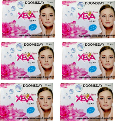 DOOMSDAY XE VA ROSE SOAP TO ENHANCE NATURAL BEAUTY & GLOW PACK OF 6(6 x 75 g)