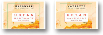Natsbyte Handmade Soap - Ubtan Soap(2 x 120 g)