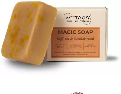 ACTIWOW Magic Soap Glow Boost Bar for Radiant Skin and Daily Brightening(100 g)