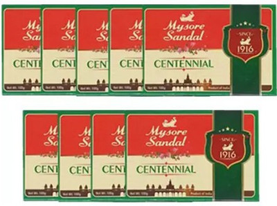 MYSORE SANDAL Soap 100g Pack Of 9(9 x 100 g)