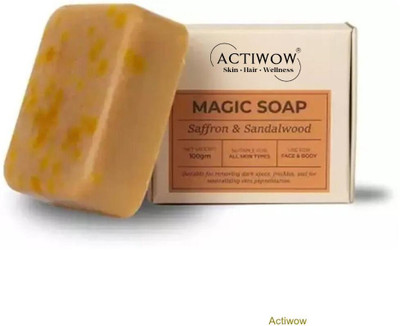 ACTIWOW Magic Soap Sweet Blossom Bar with Hibiscus and Honey(100 g)