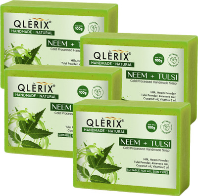 QLERIX QL_NEEM & TULS_ SOAP_PACK 4(4 x 100 g)