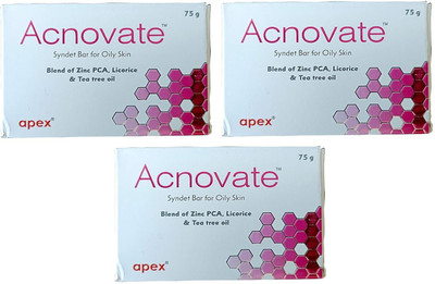 Apex By Acnovate soap(3 x 75 g)