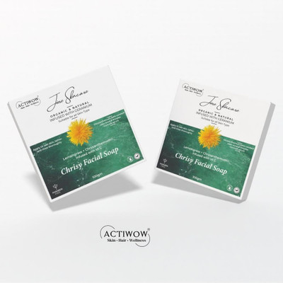 ACTIWOW Jiore Chrisy Soap Silky Milk Protein for Damage Repair CS01(2 x 50 g)